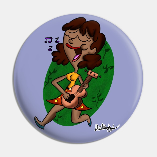 A Strummin' Song Pin by D.J. Berry