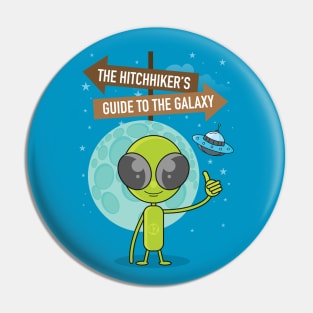 The Hitchhiker's Guide to the Galaxy - Alternative Movie Poster Pin