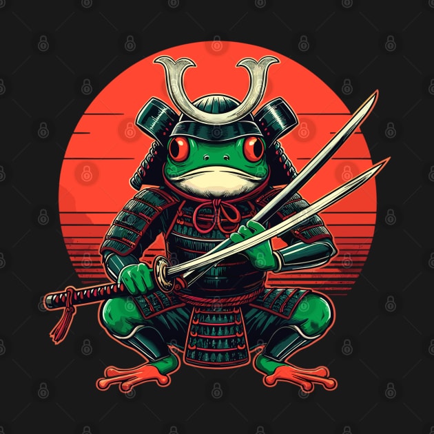 Samurai Warrior Frog by JessArty