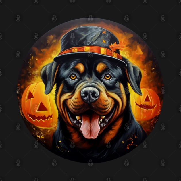 Rottweiler Dog Halloween by NatashaCuteShop
