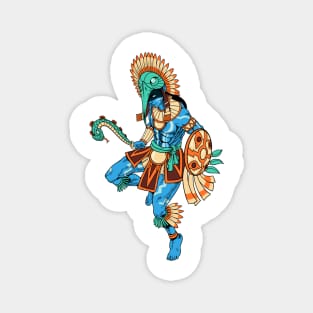 Aztec god of war and the sun - Huitzilopochtli Magnet