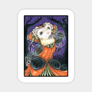 Ferret Halloween Princess - Ferret Magnet