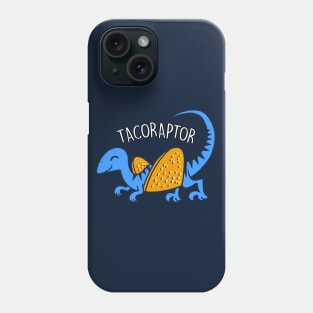 Cute Taco Funny Dinosaur Velociraptor Taco Tuesday Cartoon Phone Case