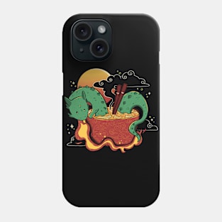 Hot Noodle Kawaii Dragon by Tobe Fonseca Phone Case