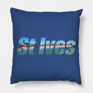 St Ives, Cornwall, Text Pillow