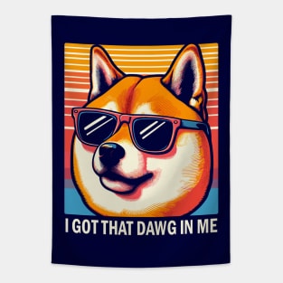 i got that doge/dawg in me Tapestry