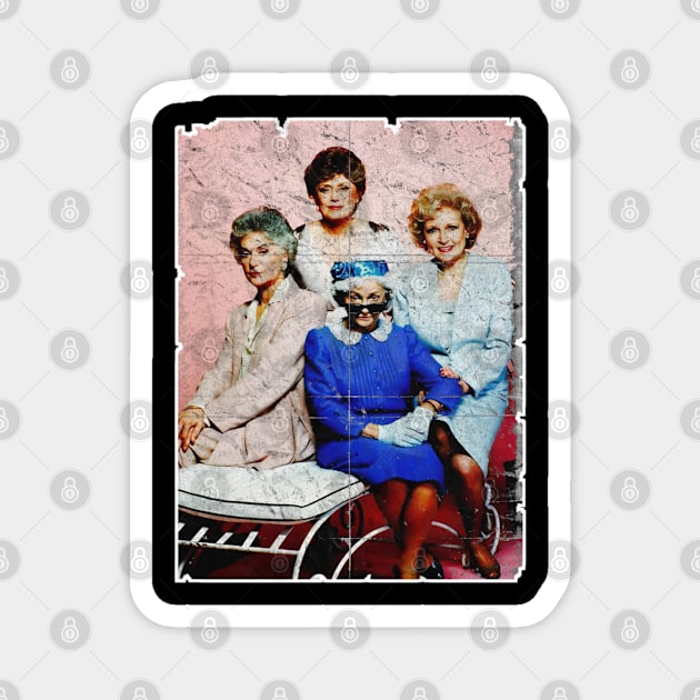 Golden girls t-shirt Magnet by Great wallpaper 