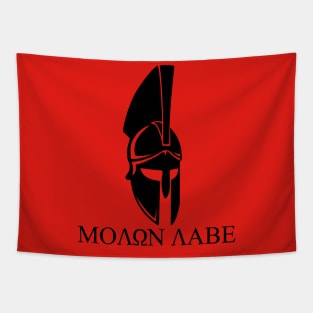 Mod.5 Molon Labe Greek Spartan Tapestry