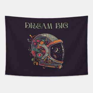 Astronaut dream, Dream Big, Astronaut helmet Tapestry