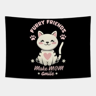 Cat Lovers Mothers Day Gift Tapestry