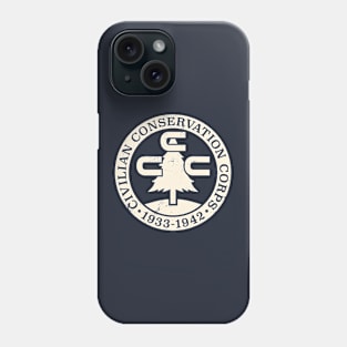 Civilian Conservation Corps - Circle Tree Badge Phone Case