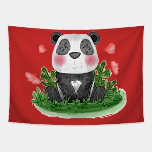 Baby Panda Cute Tapestry