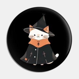 Cat Wizard Pin