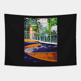 Nature Basketball Tapestry