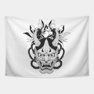 Hannya Mask Tapestry