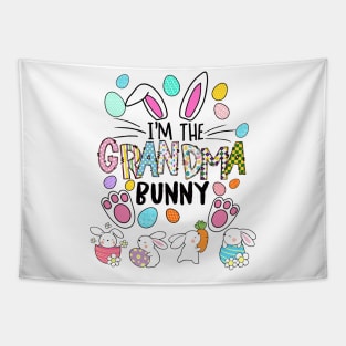 I'm The Grandma Bunny Matching Family Easter Party Funny Shirt Tapestry