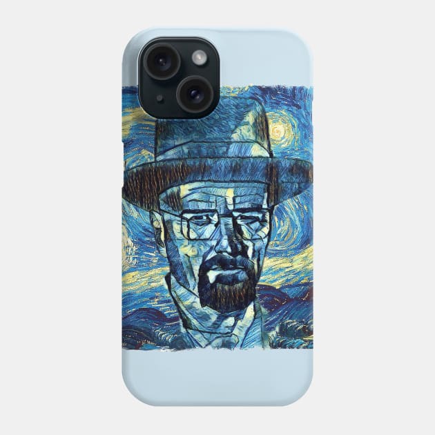 Walter White Van Gogh Style Phone Case by todos