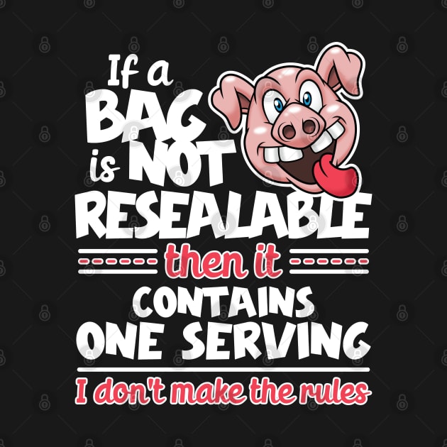 If a bag is not resealable then it contains one serving. I don't make the rules by RobiMerch