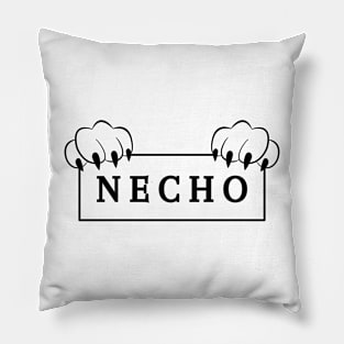 Black Necho Art Pillow