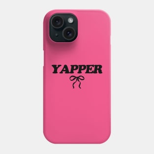 Yapper Y2k Tee, Y2K Slogan Shirt, Coquette Aesthetic Phone Case