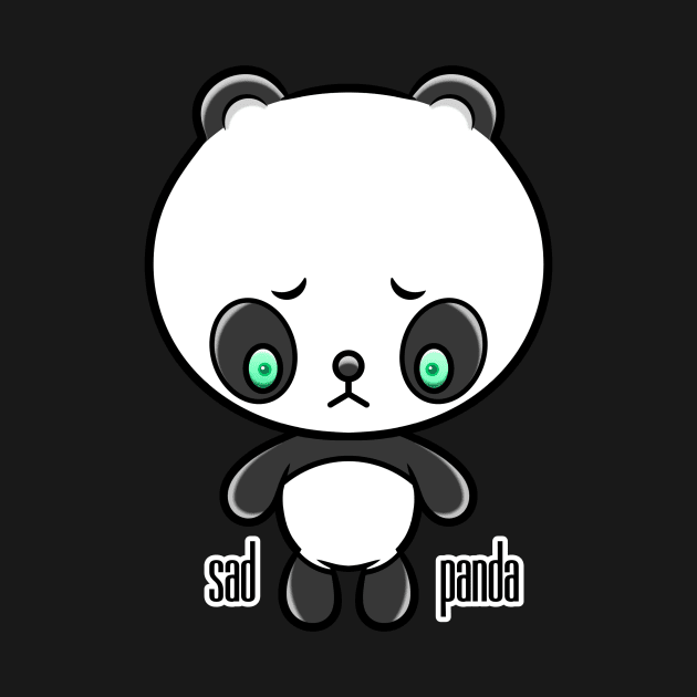 Sad Panda by RD Doodles