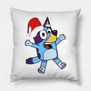 christmas bluey Pillow