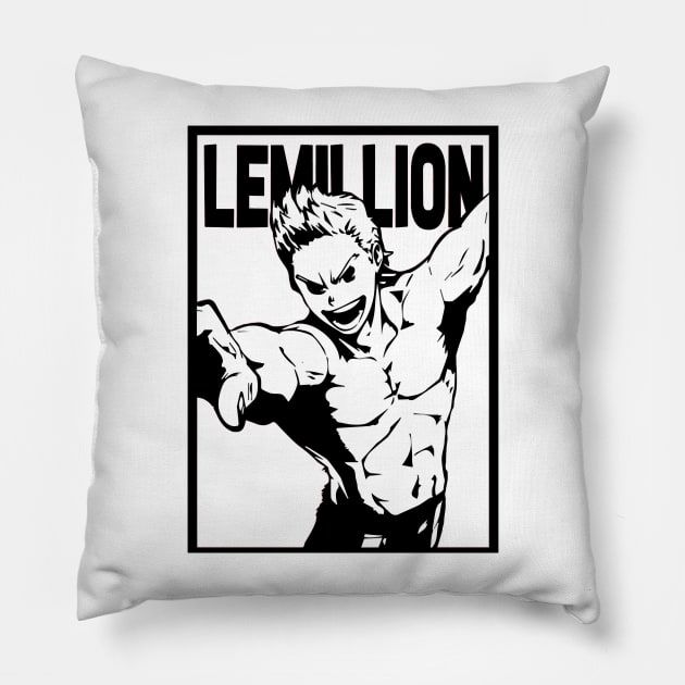 Retro Art Mirio Lemillion About Thinking Pillow by Macy XenomorphQueen