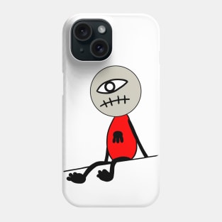 One Eye Monster Zombie Doll Sitting Meme Lolol Meiruko Phone Case