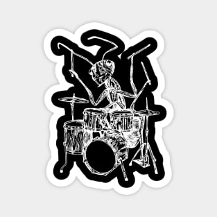 SEEMBO Ant Playing Drums Drummer Musician Drumming Fun Band Magnet