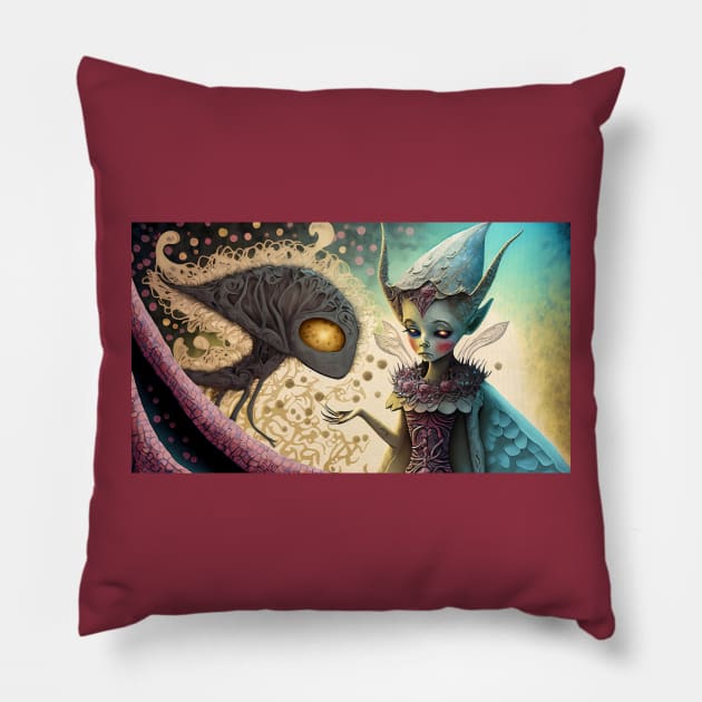 Alien Fairy Creates the First Man Pillow by FlySquareWare