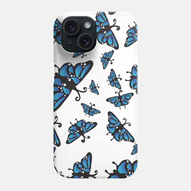 Butter Fly PATTERN Phone Case by LovableDuck