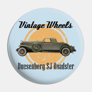 Vintage Wheels - Duesenberg Roadster Pin