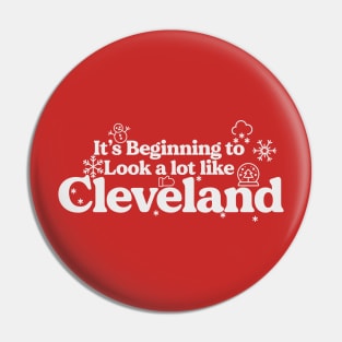 It's Beginning to look a lot like Cleveland Pin