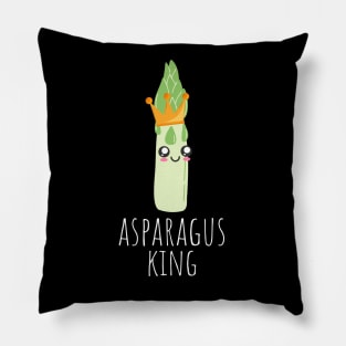 Asparagus King Kawaii Pillow