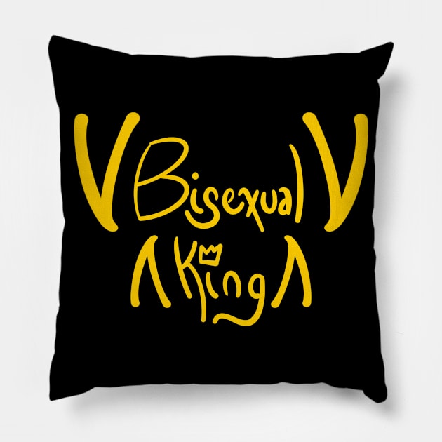 Bisexual King Pillow by RudeDudes