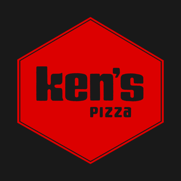 Ken's Pizza Red Logo by Domelight Designs