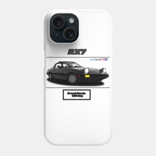 Mazda RX7 FB Black Phone Case