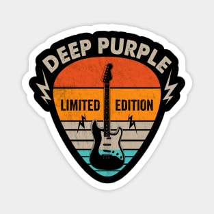 Vintage Deep Name Guitar Pick Limited Edition Birthday Magnet