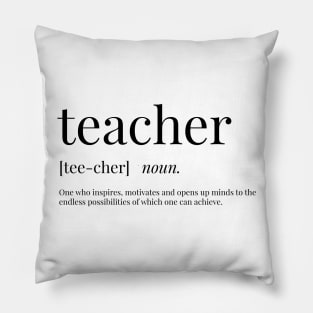 Teacher Definition Pillow