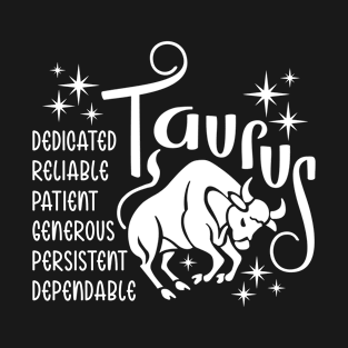 Taurus zodiac sign positive traits T-Shirt