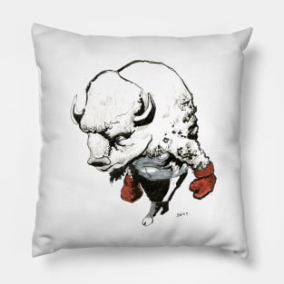 Buffalo Boxer Pillow