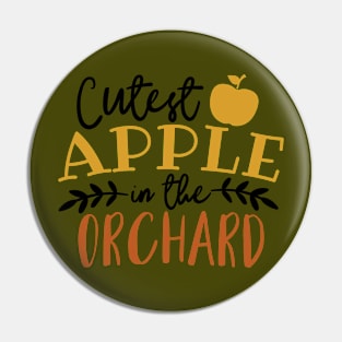 Cutest Apple in the Orchard Fall Pin