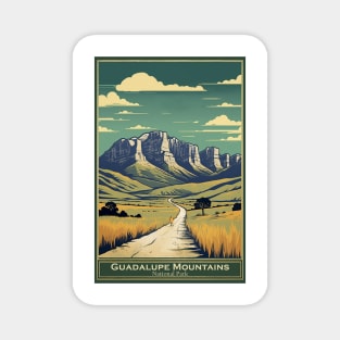 Guadalupe Mountains National Park Travel Poster Magnet