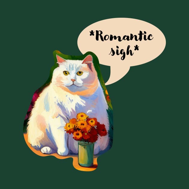 Fat Romantic Cat by DestructoKitty