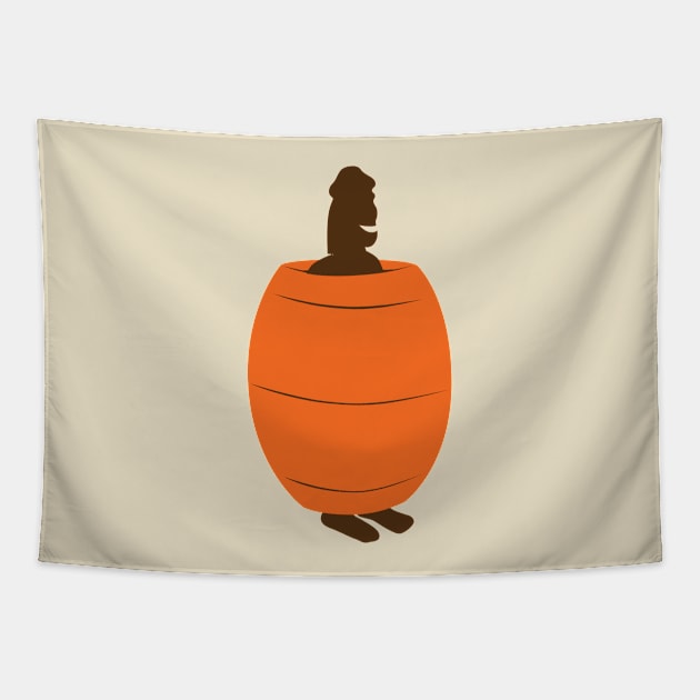 Barrel Person Tapestry by pinoypop