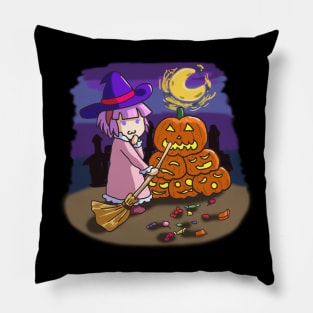 A Witch in Time Pillow