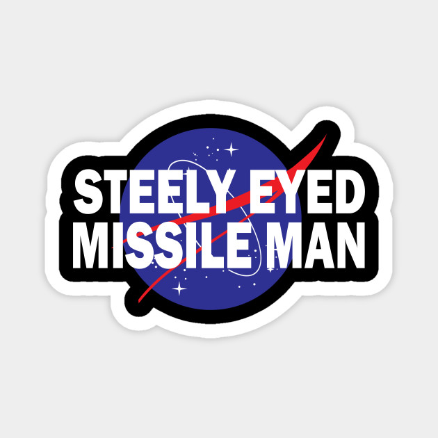 Nasa Logo Inspired Steely Eyed Missile Man Nasa Logo Magnet Teepublic 0548