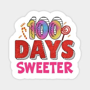 Sweeter 100 Days Of School Magnet