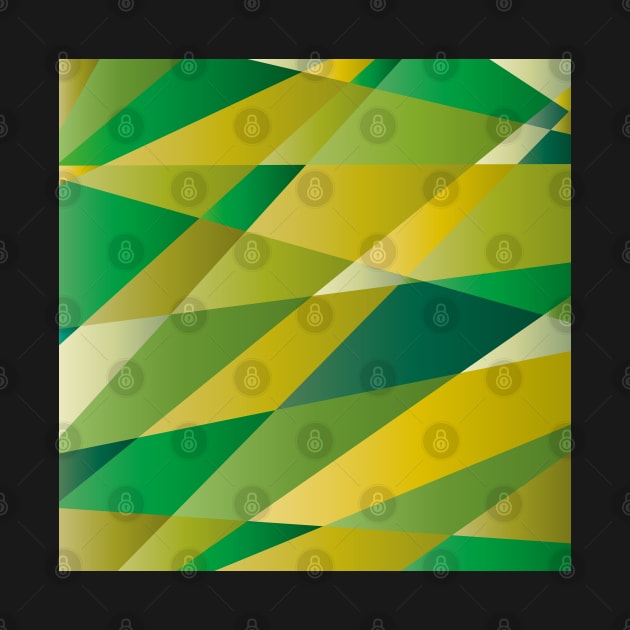 Polygonal fields pattern, green shade by RomArte