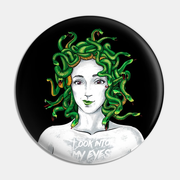 Tricky Medusa Pin by BrokenSpirit